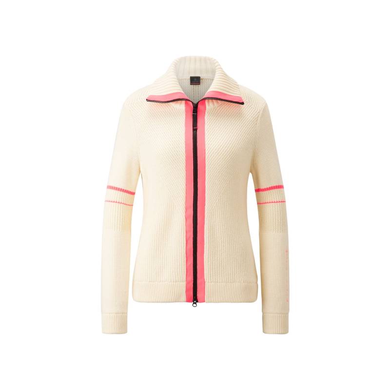 FIRE+ICE Strickjacke Iva für Damen - Off-White/Pink - XXL von FIRE+ICE