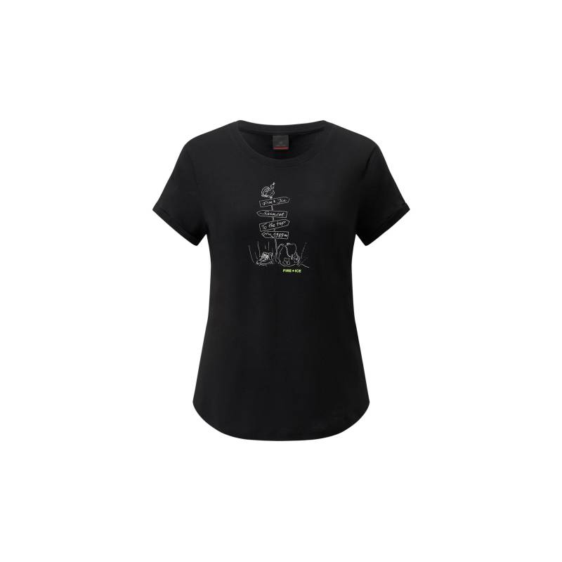 FIRE+ICE T-Shirt Debra für Damen - Schwarz/Weiß - M von FIRE+ICE