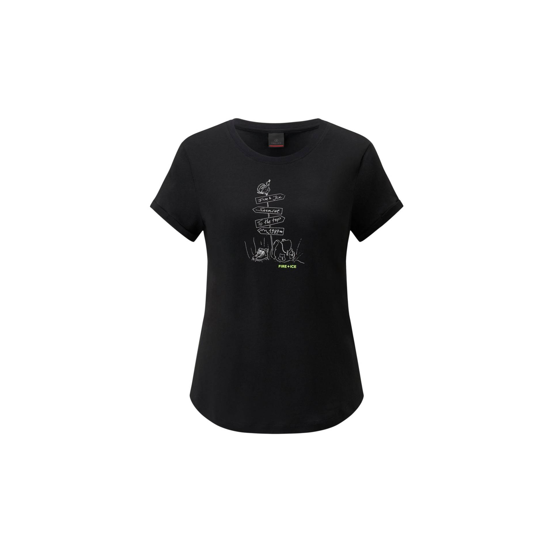 FIRE+ICE T-Shirt Debra für Damen - Schwarz/Weiß - S FIRE+ICE T-Shirt Debra für Damen - Schwarz/Weiß - S von FIRE+ICE