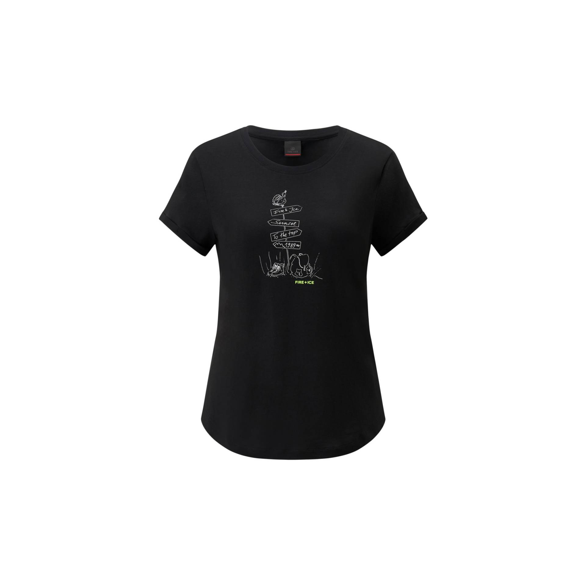 FIRE+ICE T-Shirt Debra für Damen - Schwarz/Weiß - XXL FIRE+ICE T-Shirt Debra für Damen - Schwarz/Weiß - XXL von FIRE+ICE