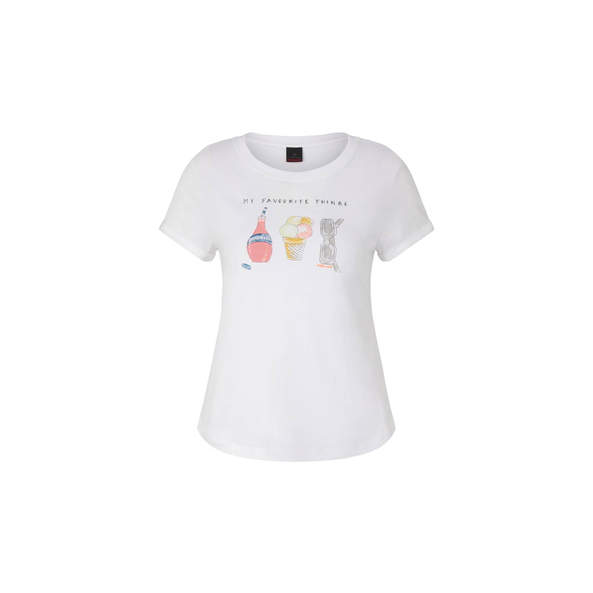 FIRE+ICE T-Shirt Debra für Damen - Weiß von FIRE+ICE
