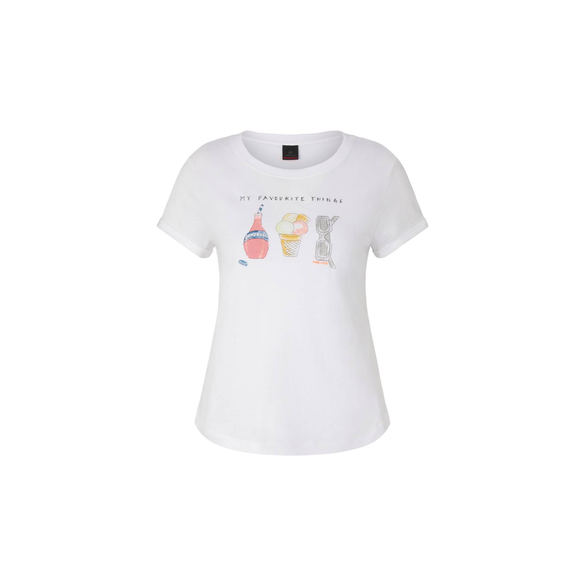 FIRE+ICE T-Shirt Debra für Damen - Weiß - XS von FIRE+ICE