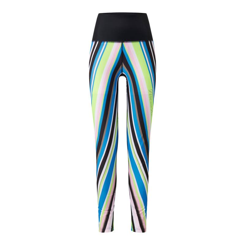 FIRE+ICE Tights Cherien für Damen - Schwarz/Blau/Lime - L von FIRE+ICE