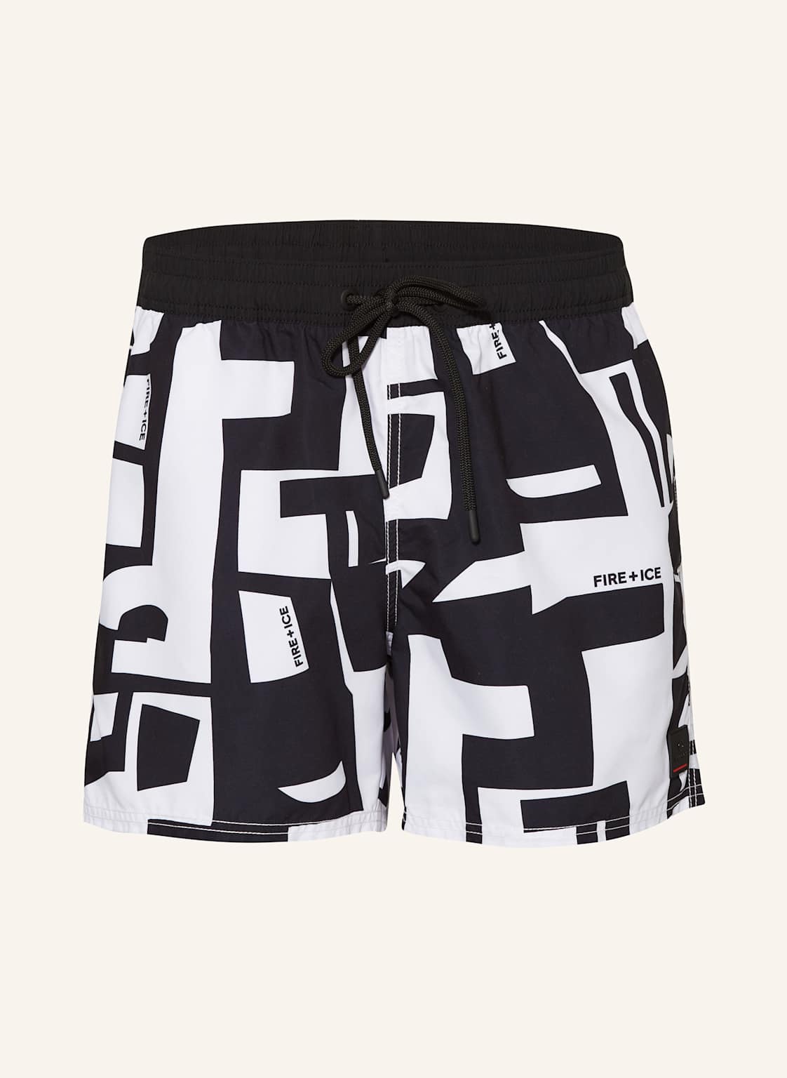 Fire+Ice Badeshorts nelson2 schwarz von FIRE+ICE