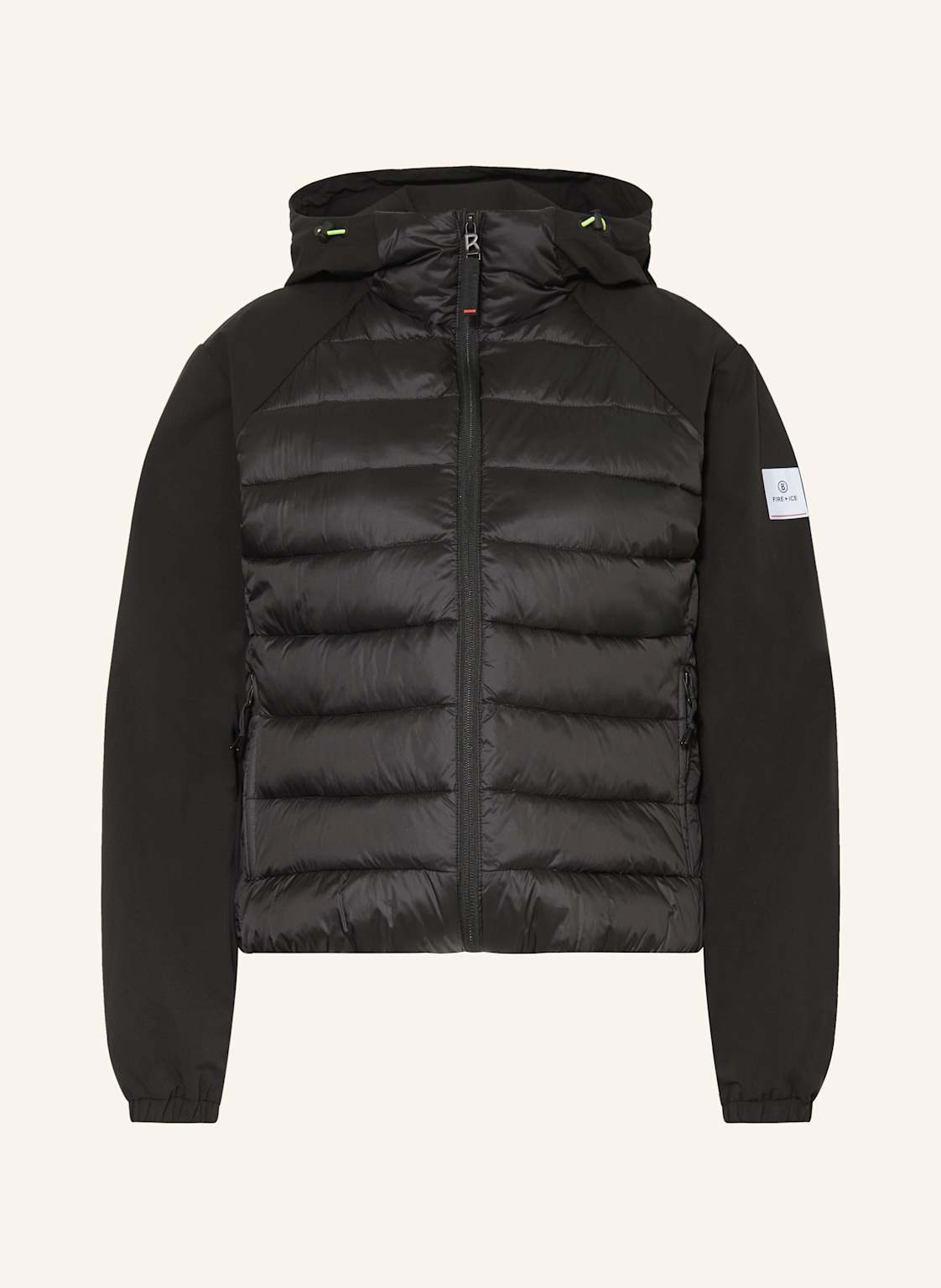 Fire+Ice Hybrid-Steppjacke Magan schwarz von FIRE+ICE