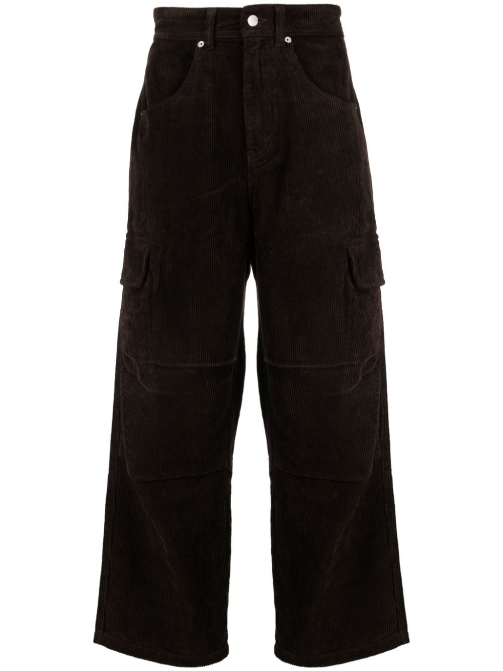 FIVE CM corduroy straight-leg trousers - Brown von FIVE CM