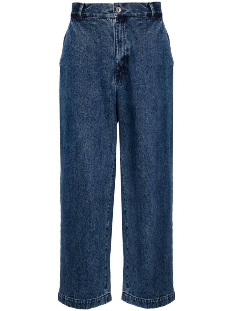 FIVE CM cotton tapered jeans - Blue von FIVE CM