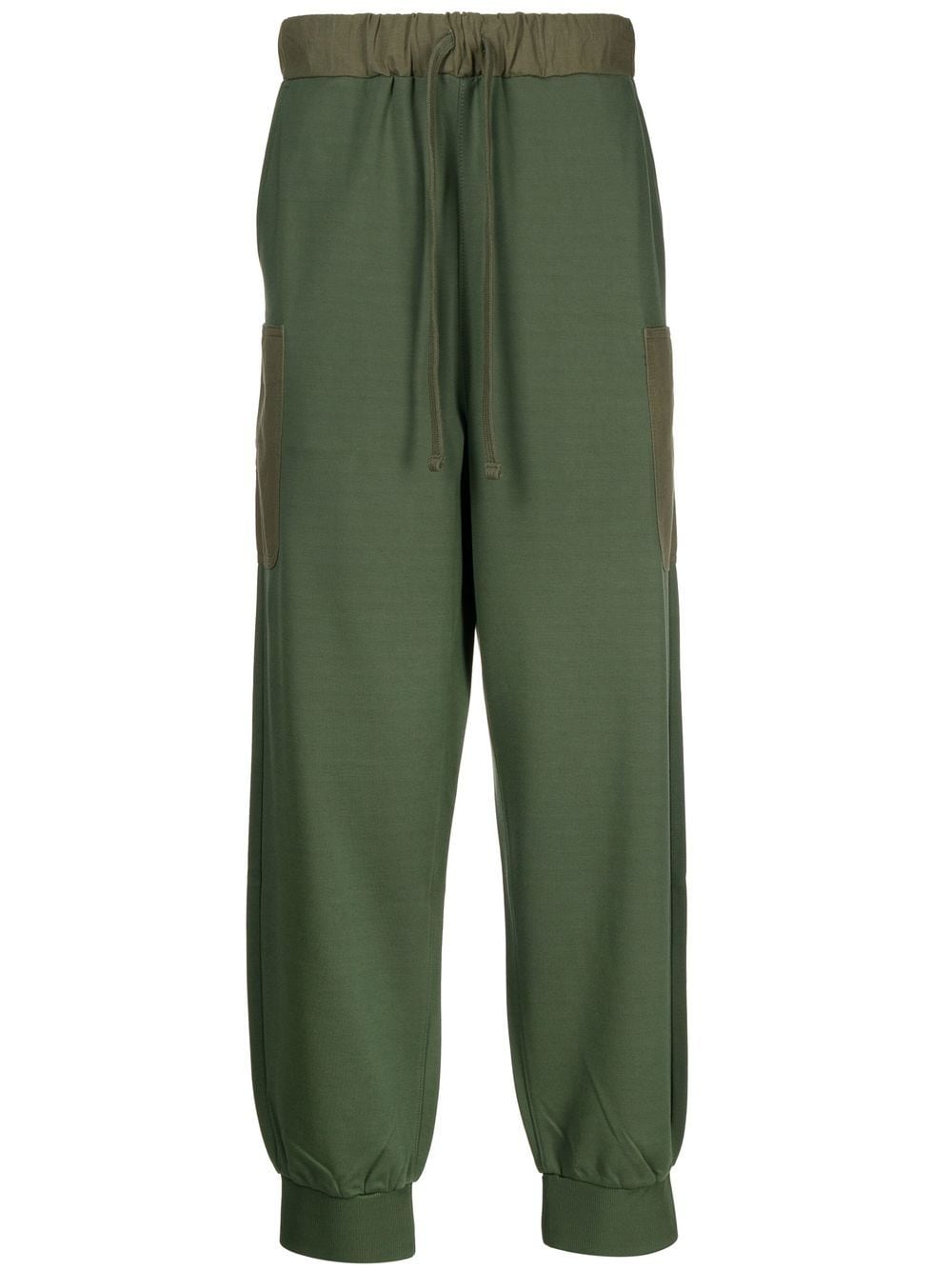 FIVE CM drop-crotch trousers - Green von FIVE CM