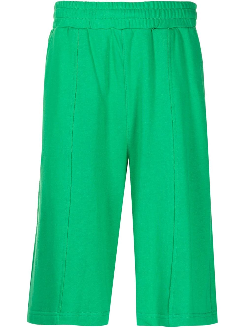 FIVE CM elasticated-waistband cotton shorts - Green von FIVE CM