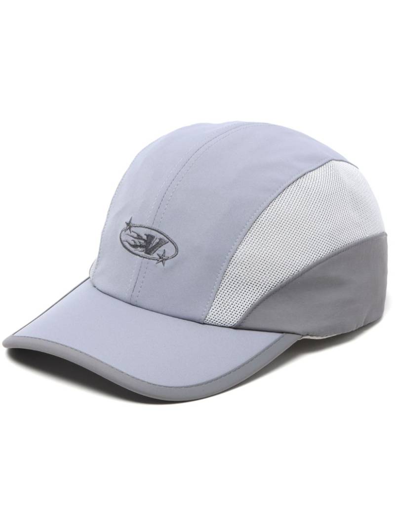 FIVE CM embroidered panelled baseball cap - Grey von FIVE CM