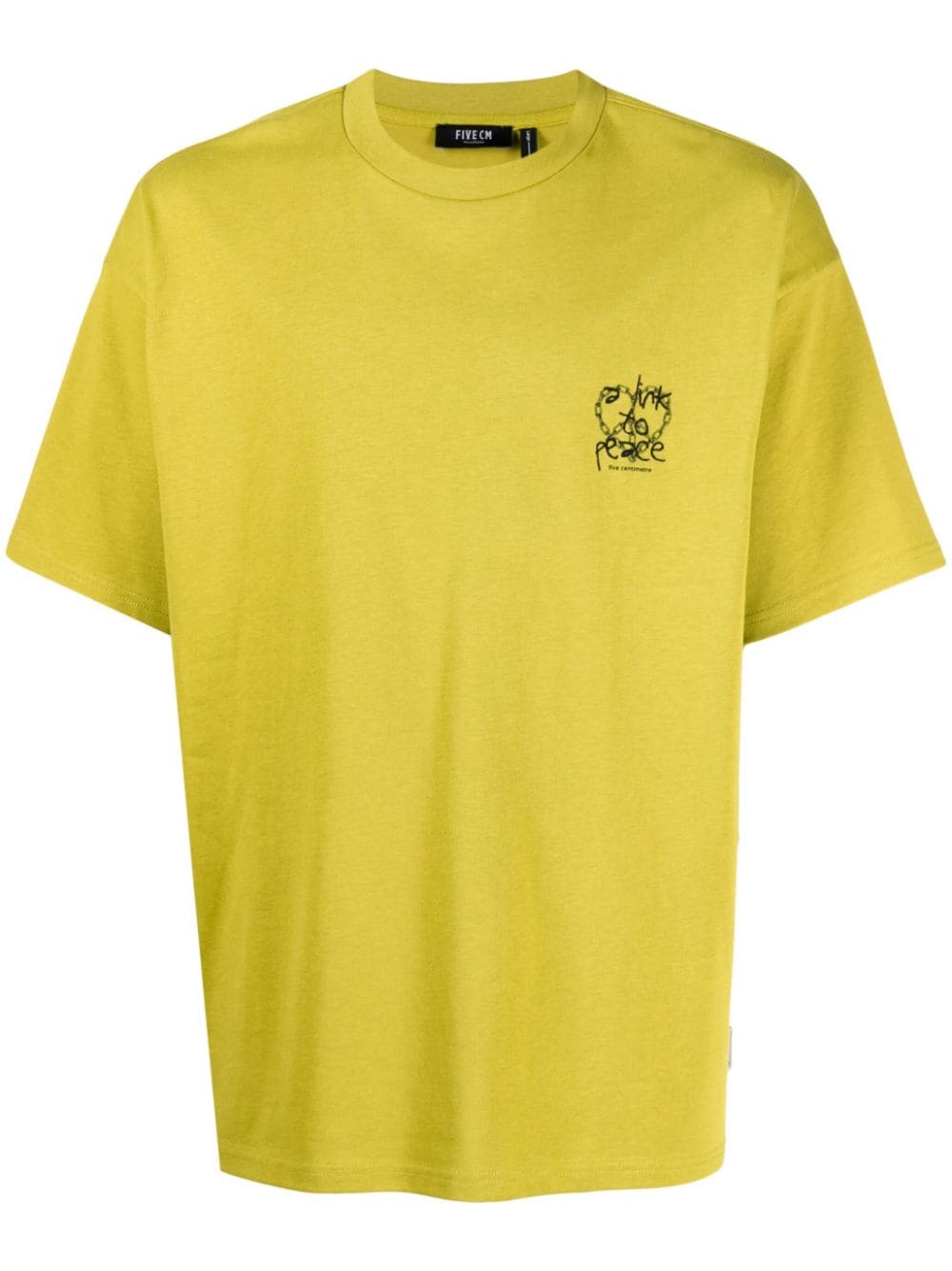 FIVE CM graphic-print short-sleeved T-shirt - Green von FIVE CM