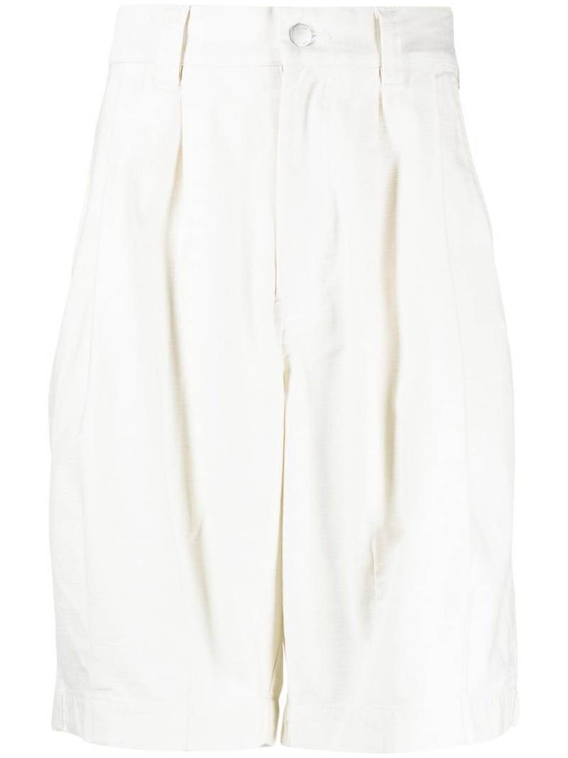 FIVE CM knee-length cotton shorts - Neutrals von FIVE CM