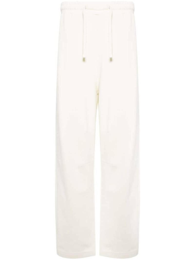 FIVE CM logo-embroidered cotton track pants - White von FIVE CM