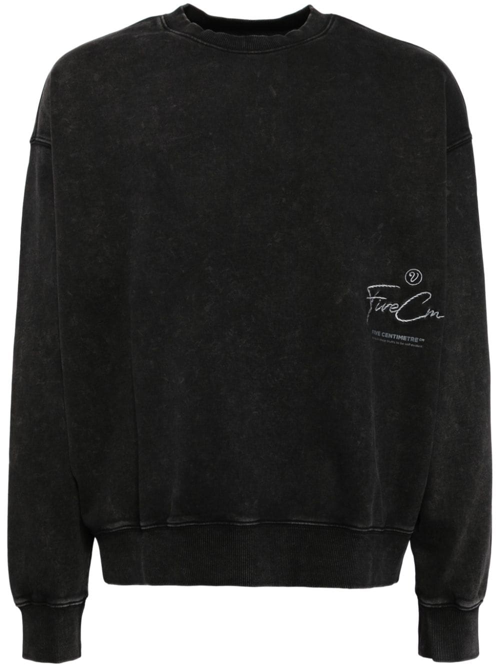 FIVE CM logo sweatshirt - Black von FIVE CM