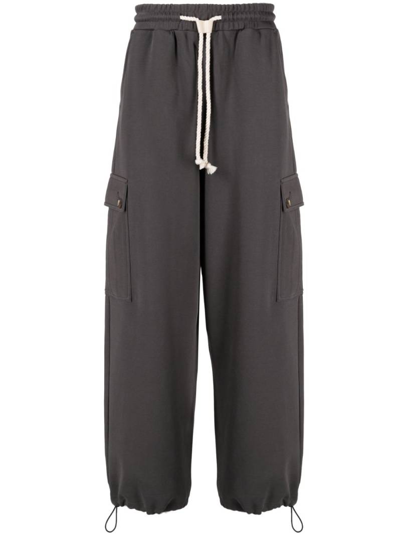 FIVE CM multi-pocket drawstring track pants - Grey von FIVE CM