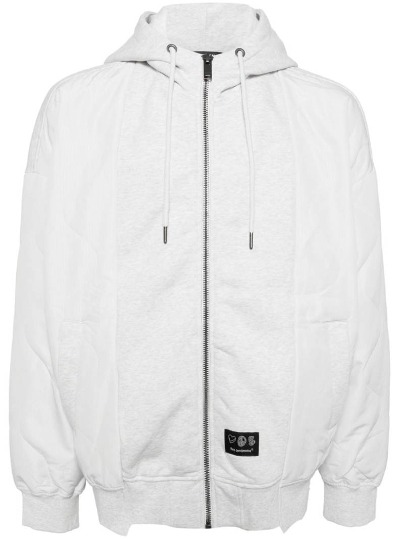 FIVE CM quited hooded jacket - Grey von FIVE CM