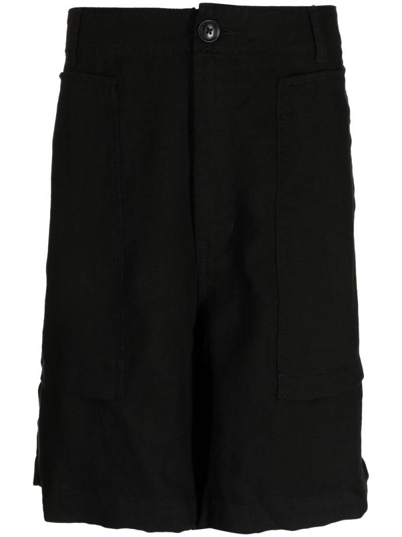 FIVE CM straight-leg shorts - Black von FIVE CM