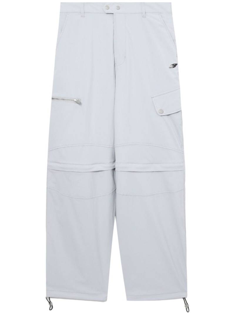 FIVE CM wide-leg cargo pants - Grey von FIVE CM