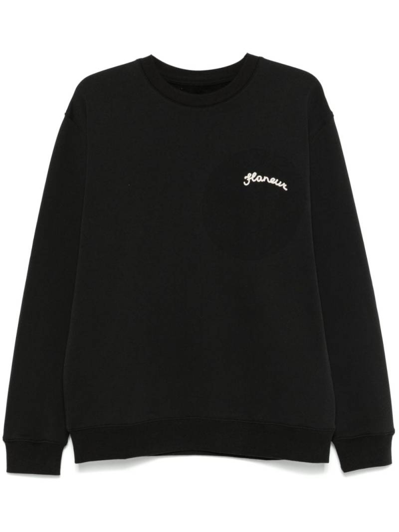 FLÂNEUR Signature sweatshirt - Black von FLÂNEUR