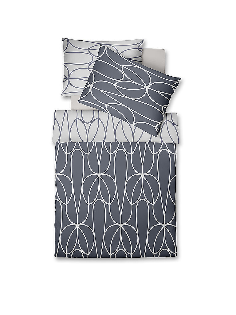 FLEURESSE Damast Bettwäsche RUBIN 70x90cm / 140x220cm Midnight grau FLEURESSE Damast Bettwäsche RUBIN 70x90cm / 140x220cm Midnight grau von FLEURESSE