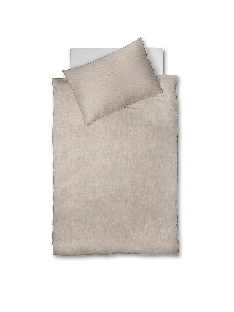 FLEURESSE Musseline Bettwäsche CAPRI 70x90cm/140x200cm Beige beige von FLEURESSE