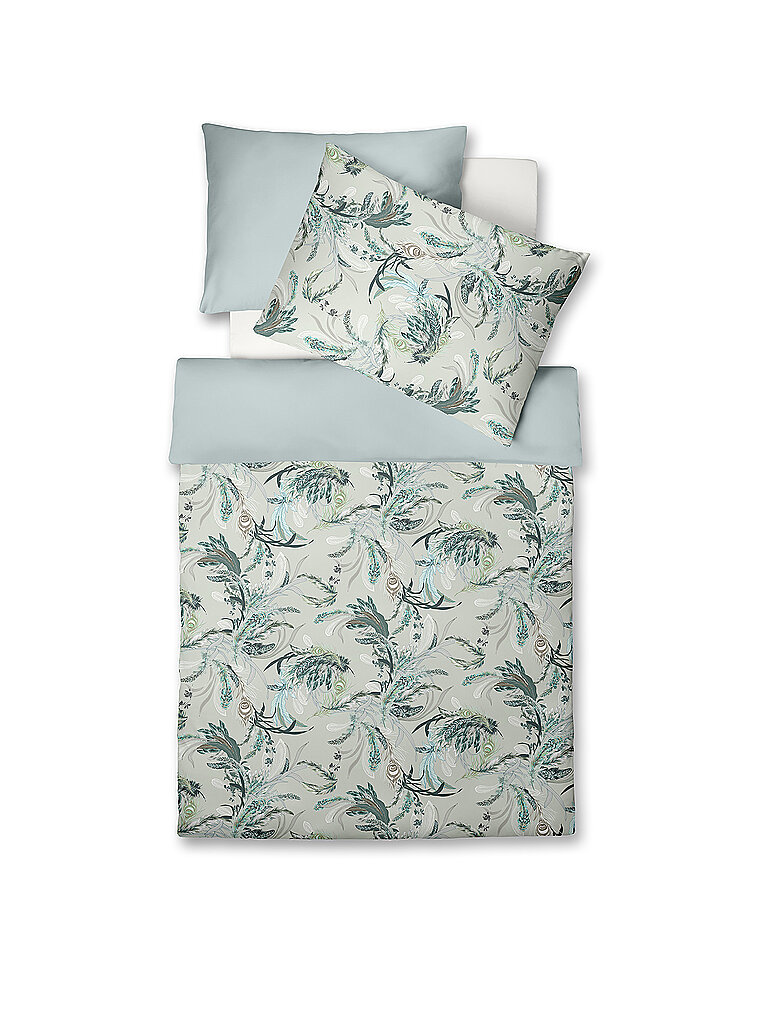FLEURESSE Satin Bettwäsche 70x90cm/140x200cm MAROKKO Aqua mint FLEURESSE Satin Bettwäsche 70x90cm/140x200cm MAROKKO Aqua mint von FLEURESSE