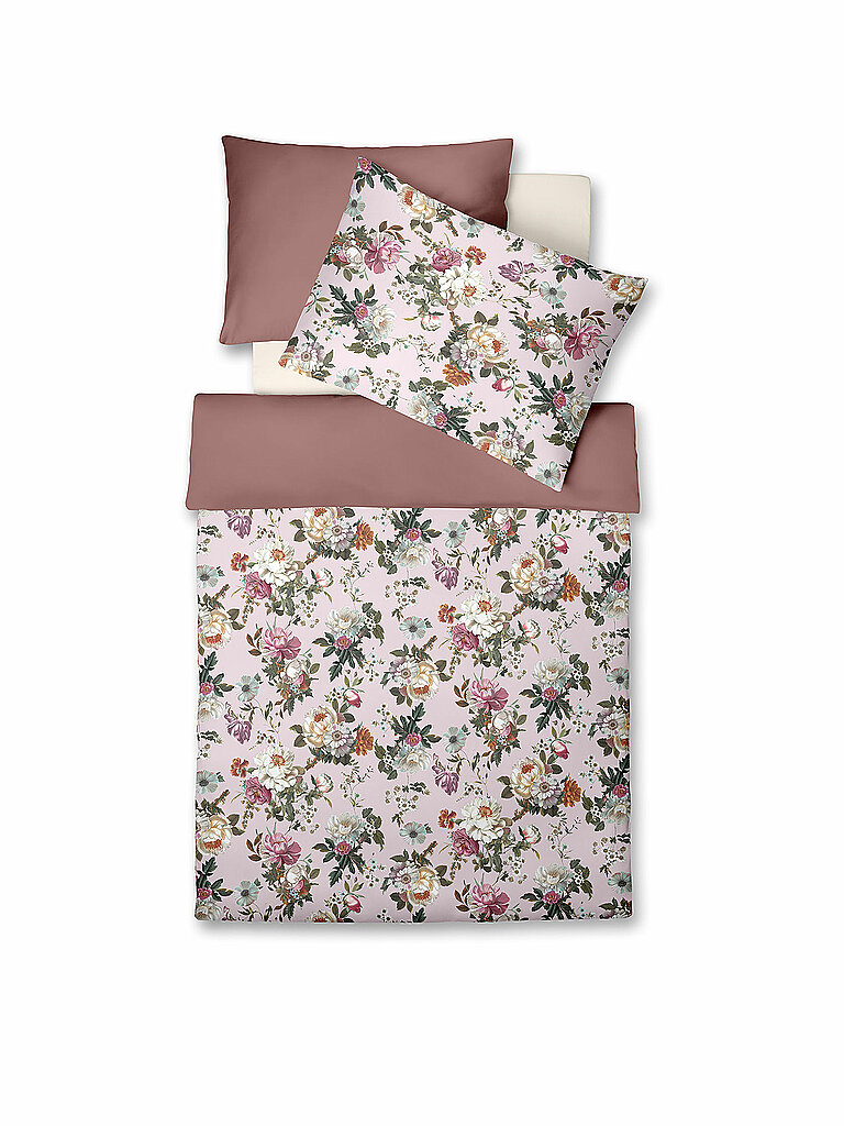 FLEURESSE Satin Bettwäsche BED ART 70x90cm/140x200cm Coral koralle FLEURESSE Satin Bettwäsche BED ART 70x90cm/140x200cm Coral koralle von FLEURESSE