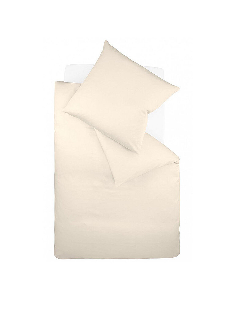 FLEURESSE Satin Bettwäsche Royal 70x90cm / 140x220cm creme von FLEURESSE