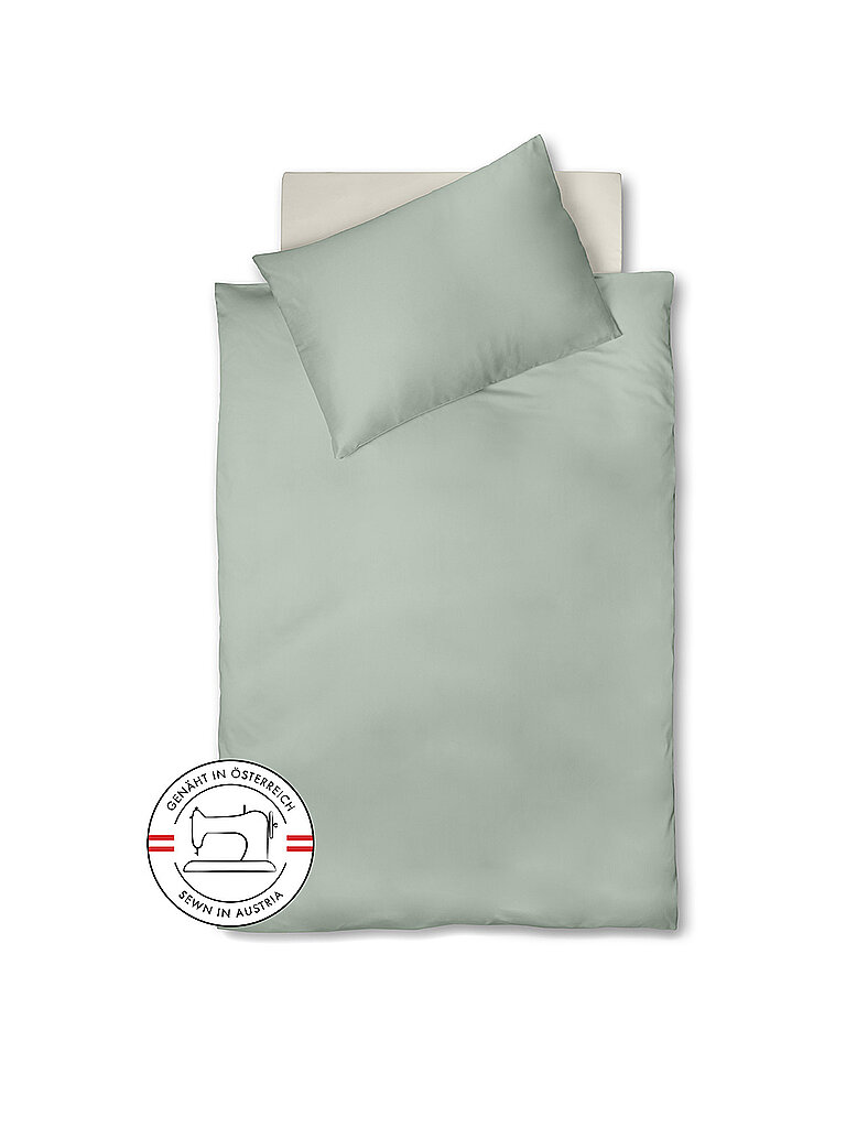 FLEURESSE Satin Bettwäsche Royal Uni 140x220cm Olive olive FLEURESSE Satin Bettwäsche Royal Uni 140x220cm Olive olive von FLEURESSE
