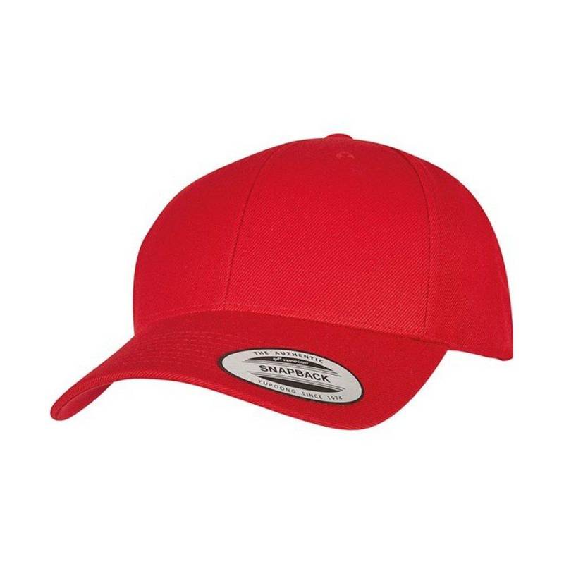 Premium Snapback Mütze Damen Rot Bunt ONE SIZE von FLEXFIT