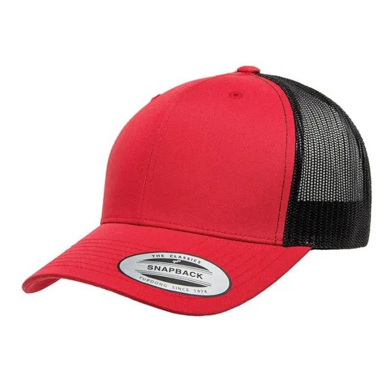 FLEXFIT - Retro Trucker Cap, für Damen, Rot Bunt, One Size von FLEXFIT