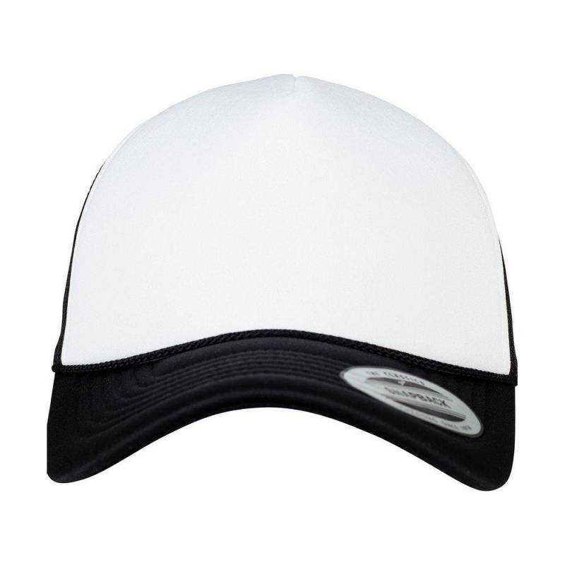 Trucker Cap Abgerundeter Kopf Herren Weiss ONE SIZE von FLEXFIT