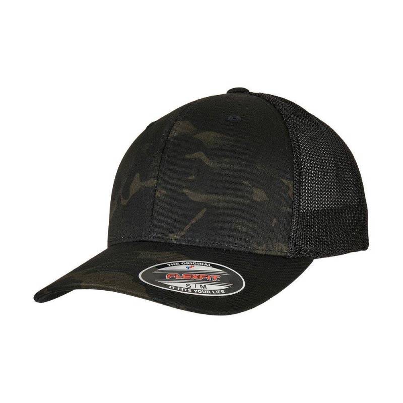 Trucker Cap Damen Schwarz ONE SIZE von FLEXFIT