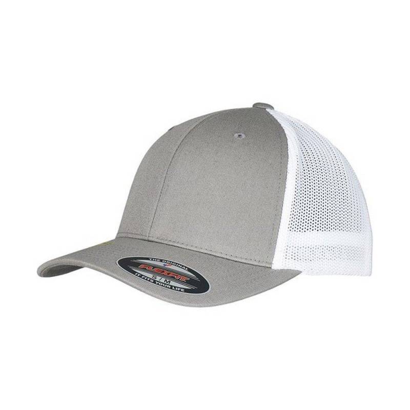 Trucker Cap Recyceltes Material Damen Grau ONE SIZE von FLEXFIT