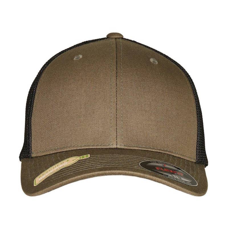 Trucker Cap Recyceltes Material Herren Olivegrün ONE SIZE von FLEXFIT