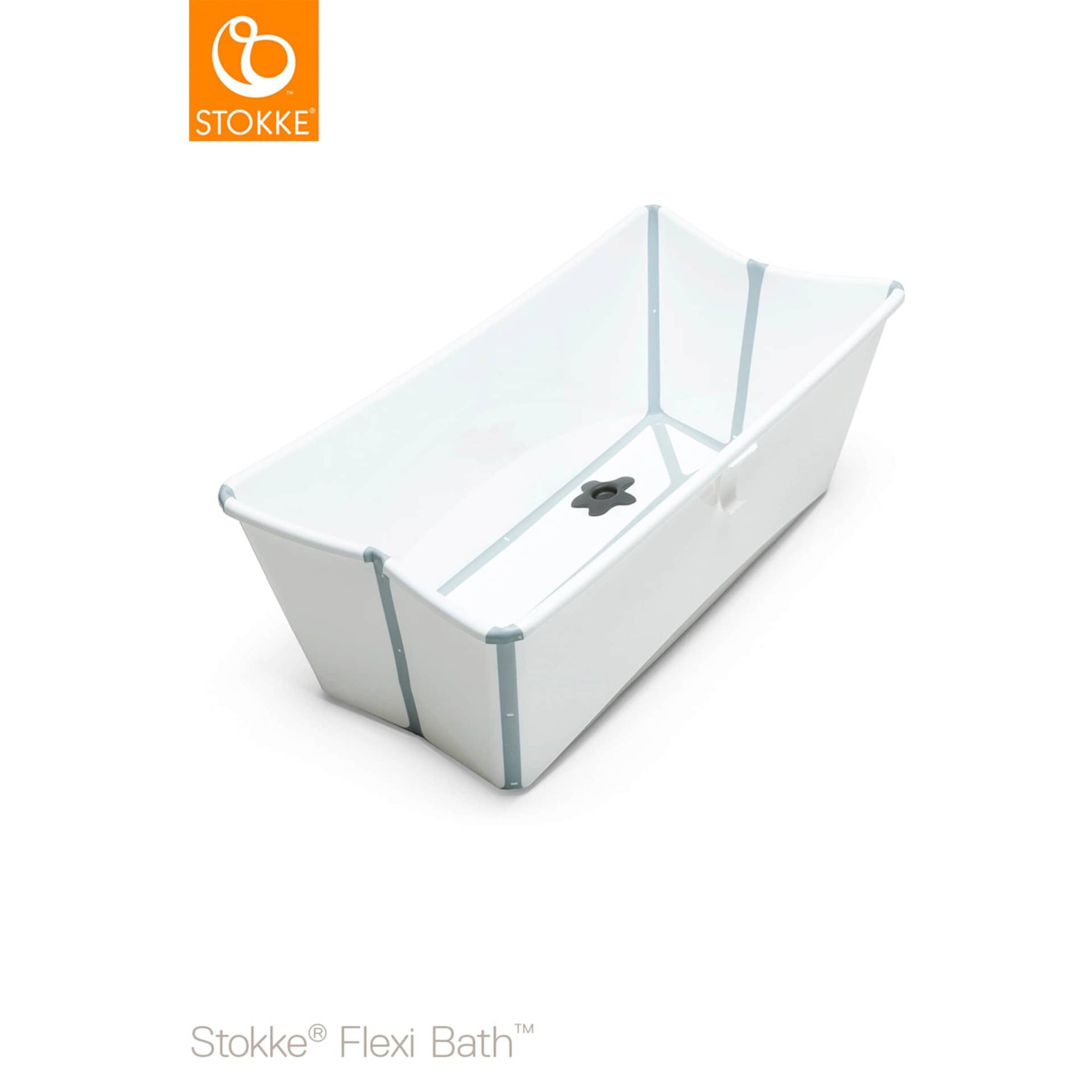 Badewanne mit hitzeempfindlichem Stöpsel von Stokke