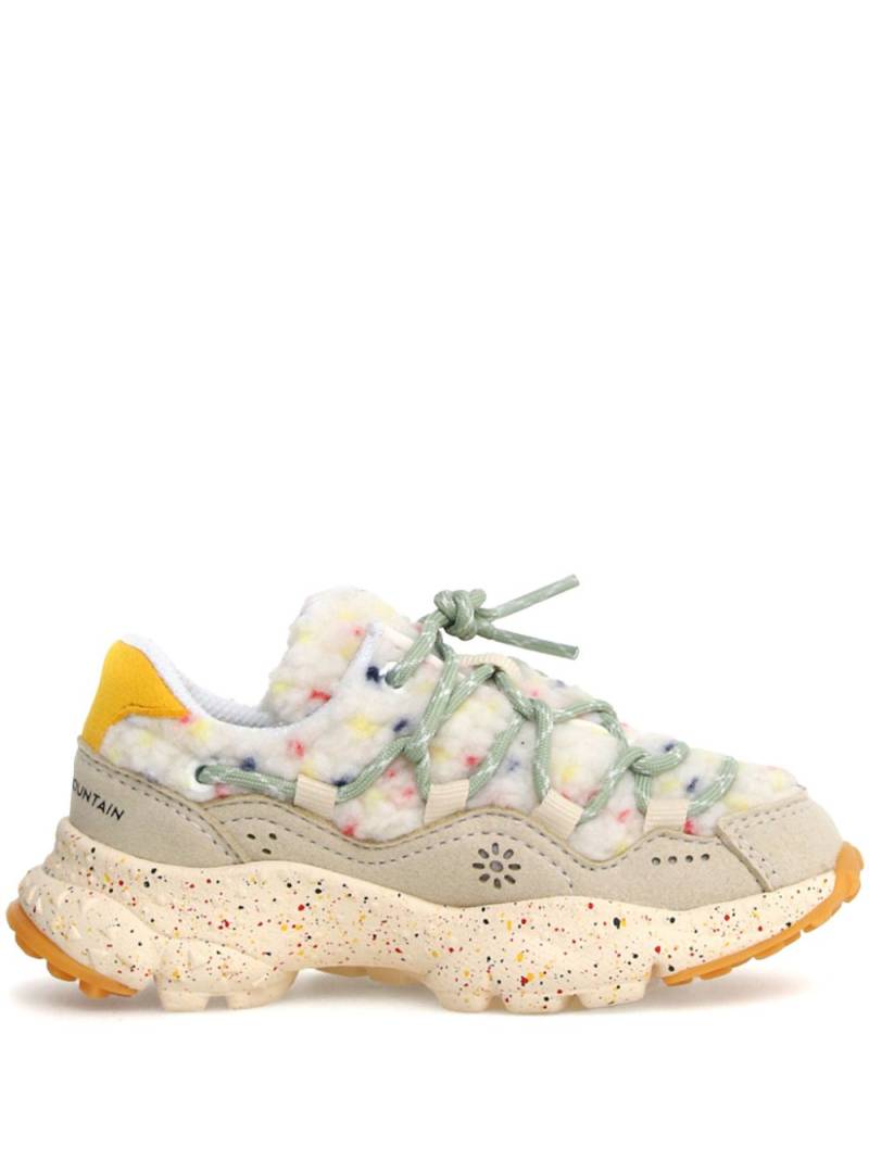 FLOWER MOUNTAIN KIDS Raikiri sneakers - White von FLOWER MOUNTAIN KIDS