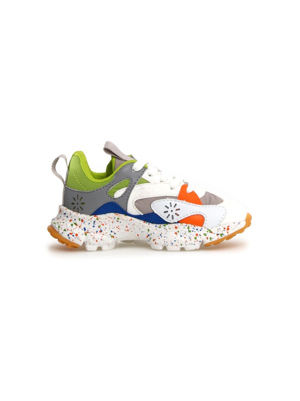 FLOWER MOUNTAIN KIDS Yamano 3 sneakers - White von FLOWER MOUNTAIN KIDS