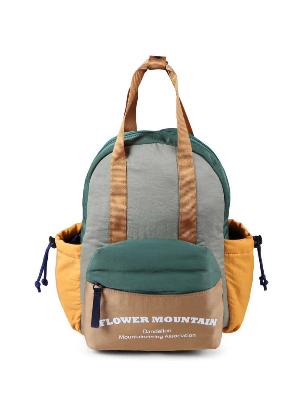 FLOWER MOUNTAIN KIDS colour-block backpack - Green von FLOWER MOUNTAIN KIDS