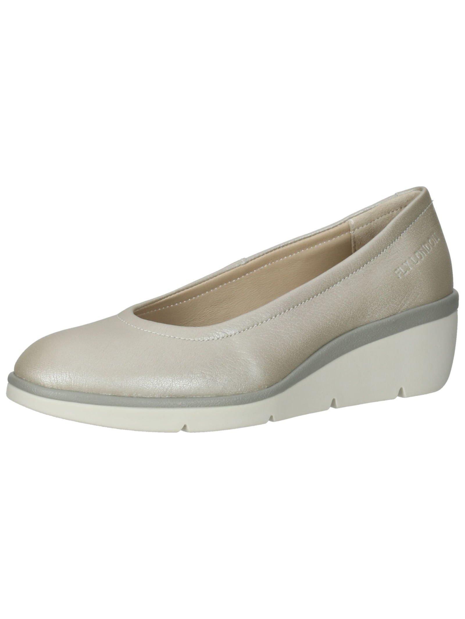 Ballerinas Damen Silber 38 von FLY London