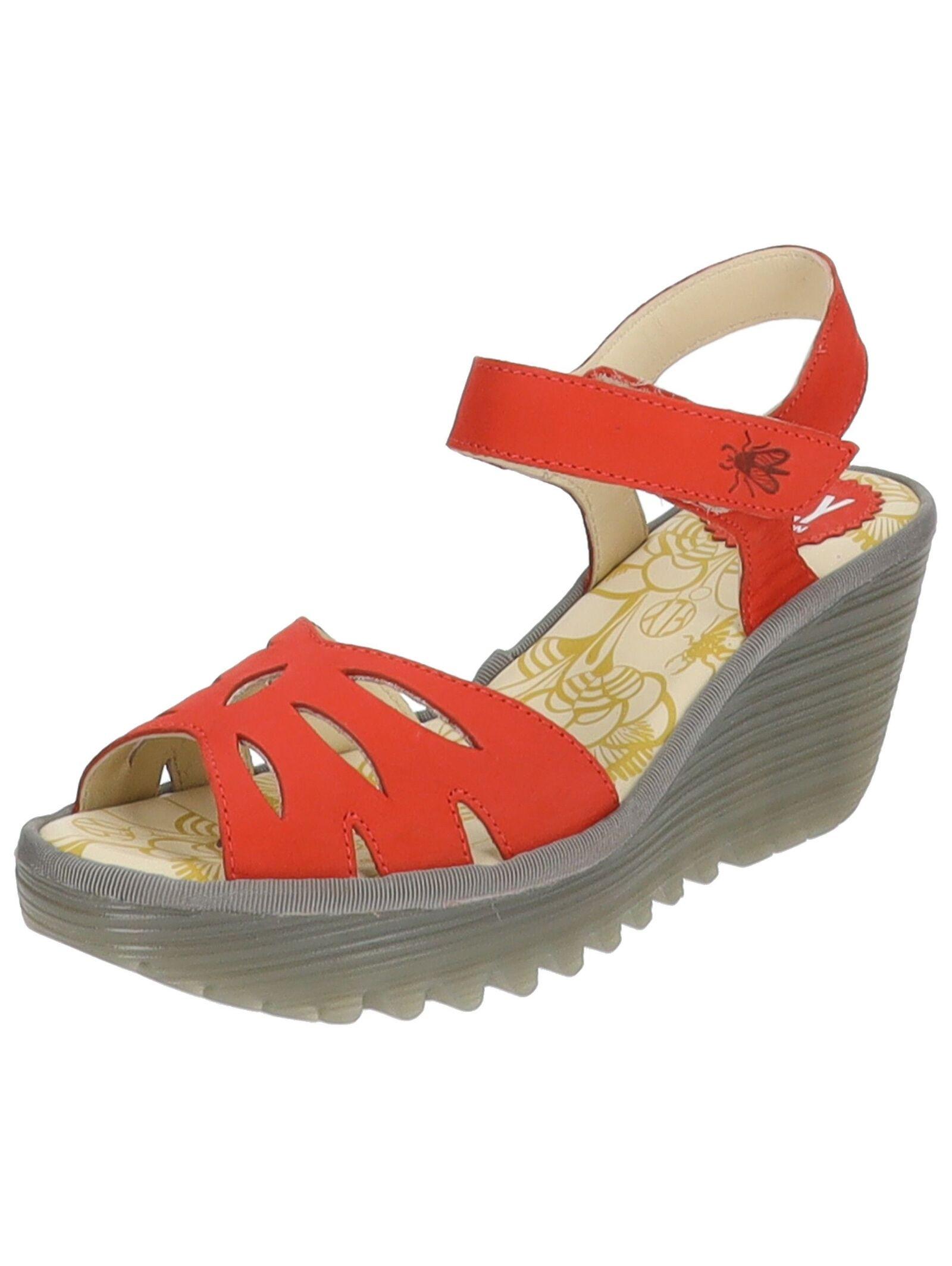 Sandalen P501479 Damen Rot Bunt 37 von FLY London