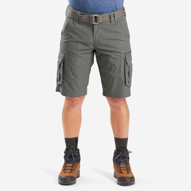 Shorts - Travel 100 Herren Braun Medium 42 von FORCLAZ