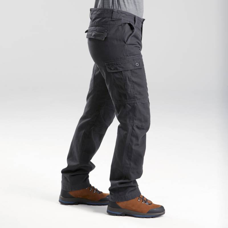 Sporthose - Travel 100 Warm Herren Gewittergrau 42/M/L von FORCLAZ