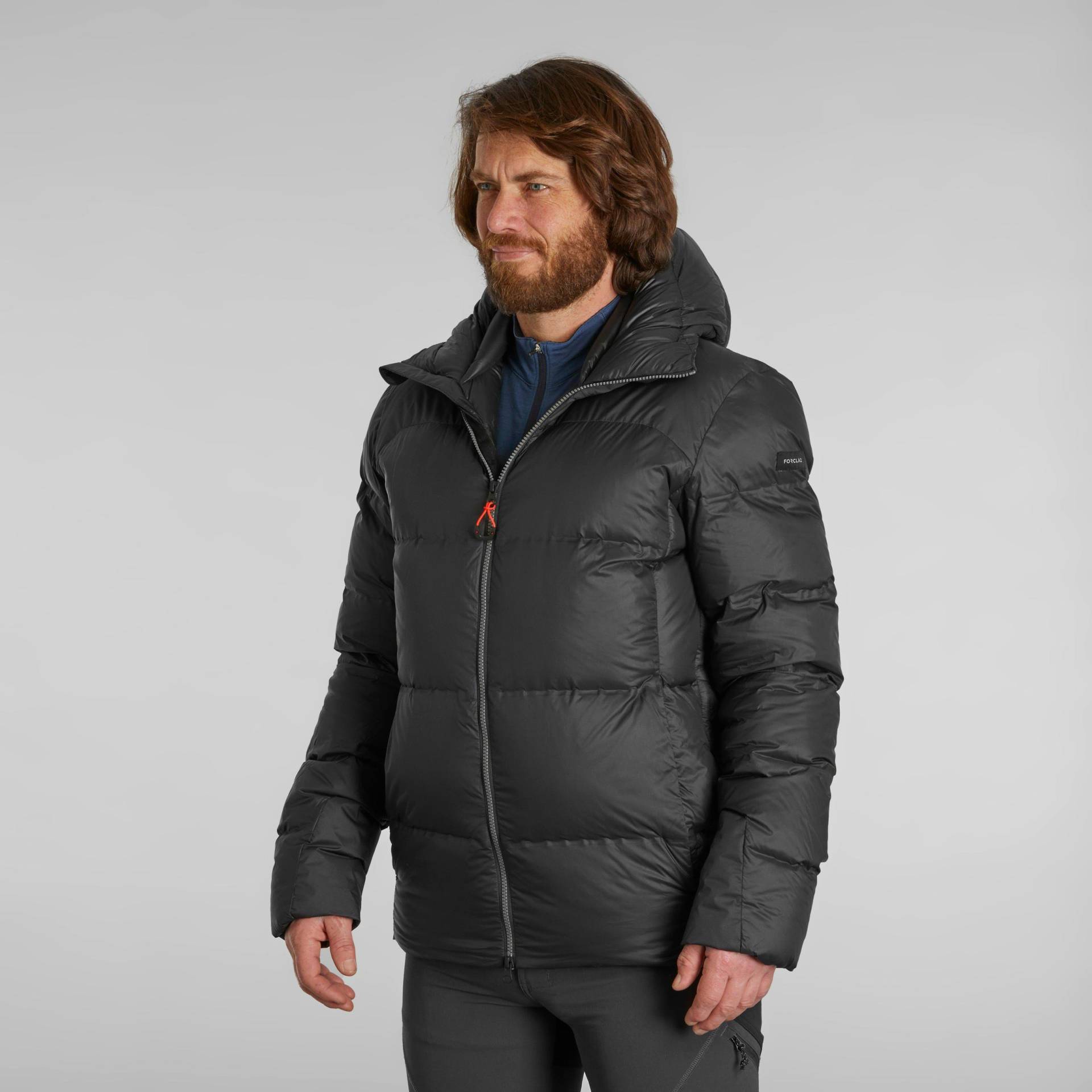 Daunenjacke - Mt900 Herren Gewittergrau M von FORCLAZ