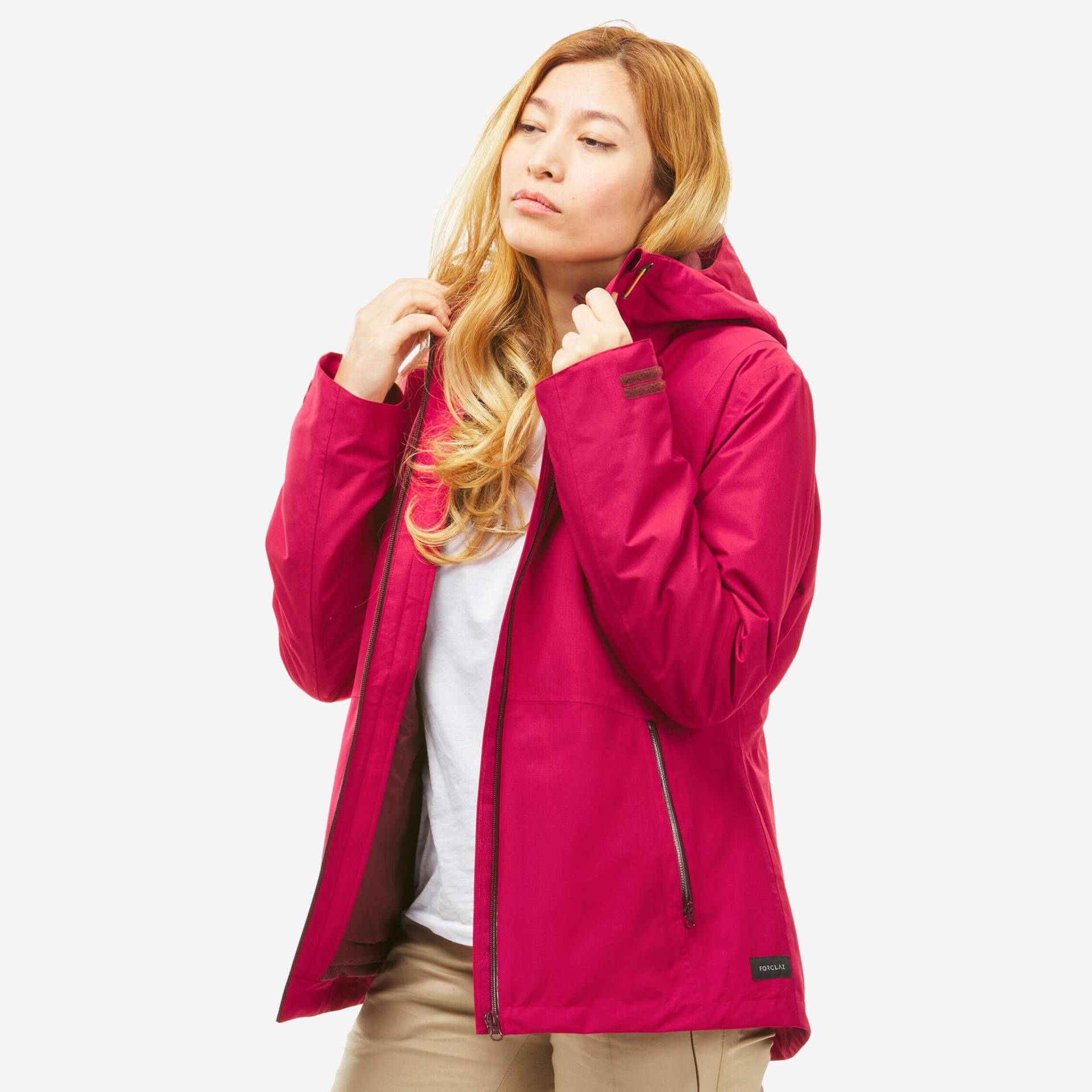 3-in-1-jacke - Fit3 Damen Pink M von FORCLAZ