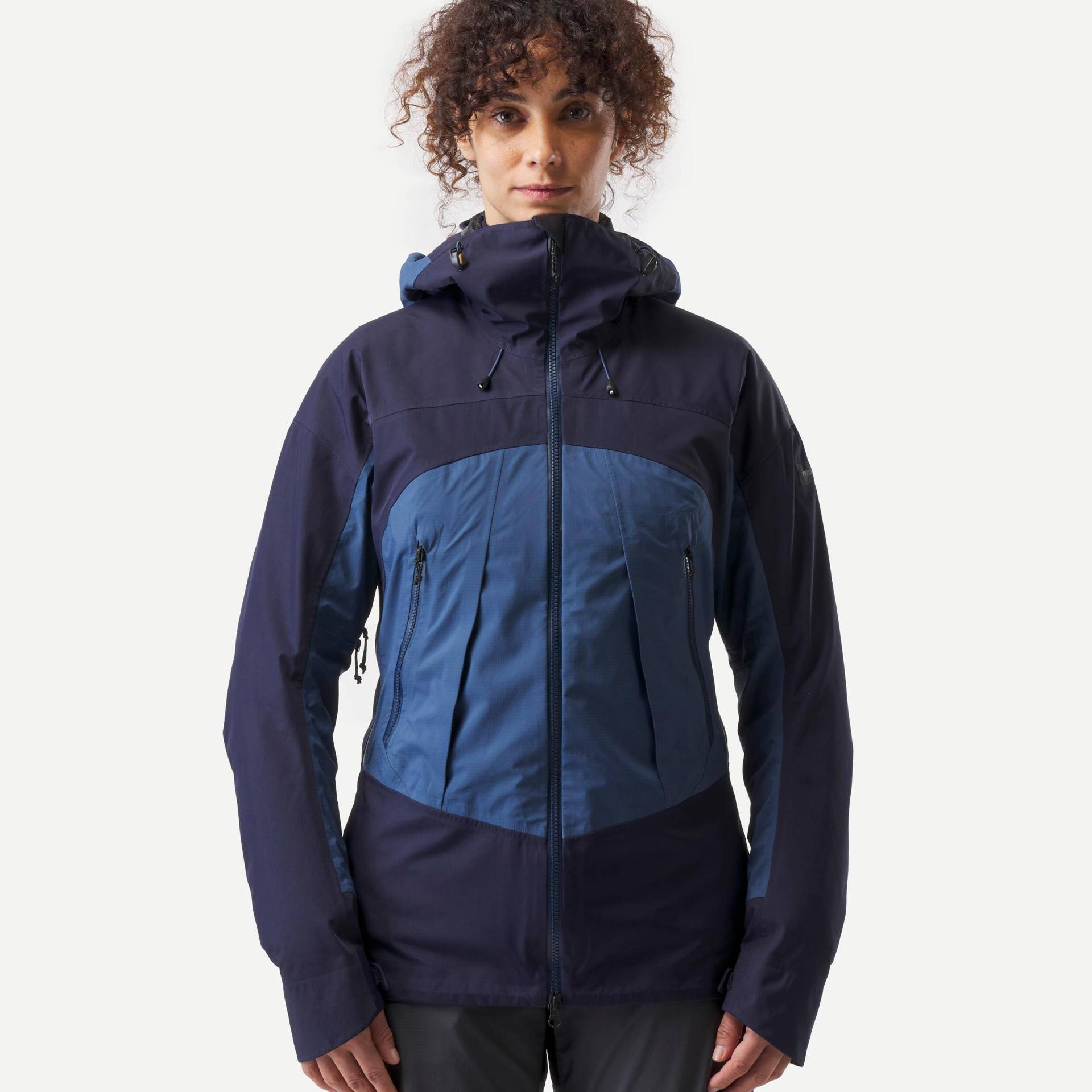 Jacke - Mt500 Wtp Damen Blau Bedruckt L von FORCLAZ