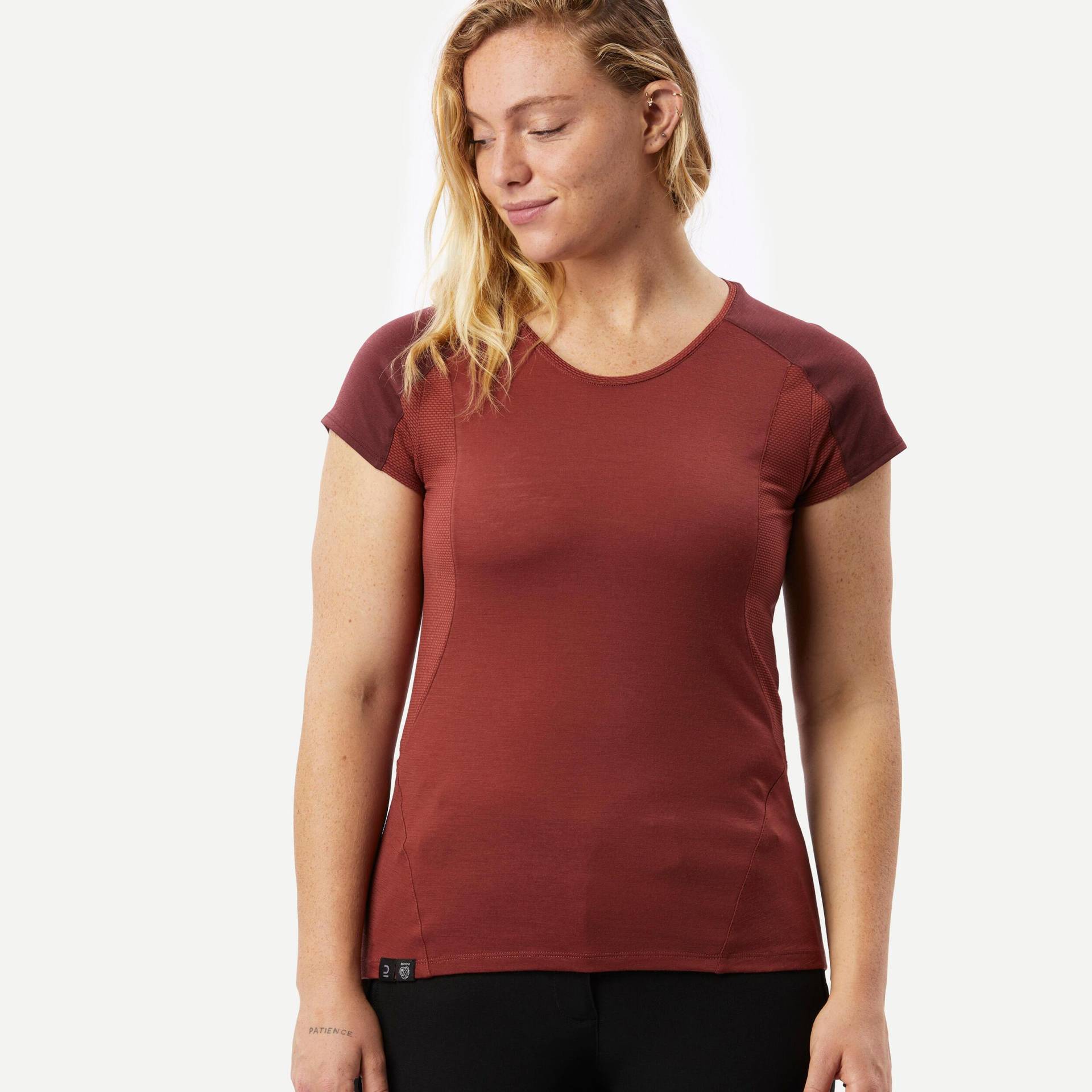 FORCLAZ - Kurzarmshirt MT500, für Damen, Braun, Größe L von FORCLAZ