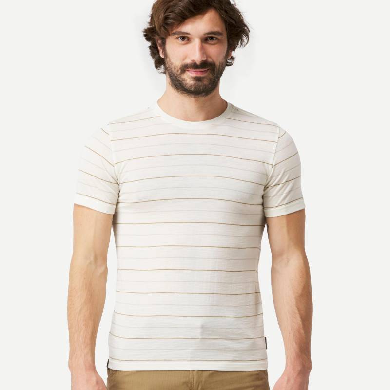 Kurzarmshirt - Travel 500 Herren Weiss  XL von FORCLAZ