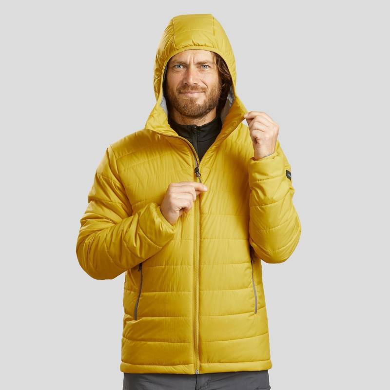 Wattierte Jacke - Mt100 Synth Herren Gelb Bunt 3XL von FORCLAZ