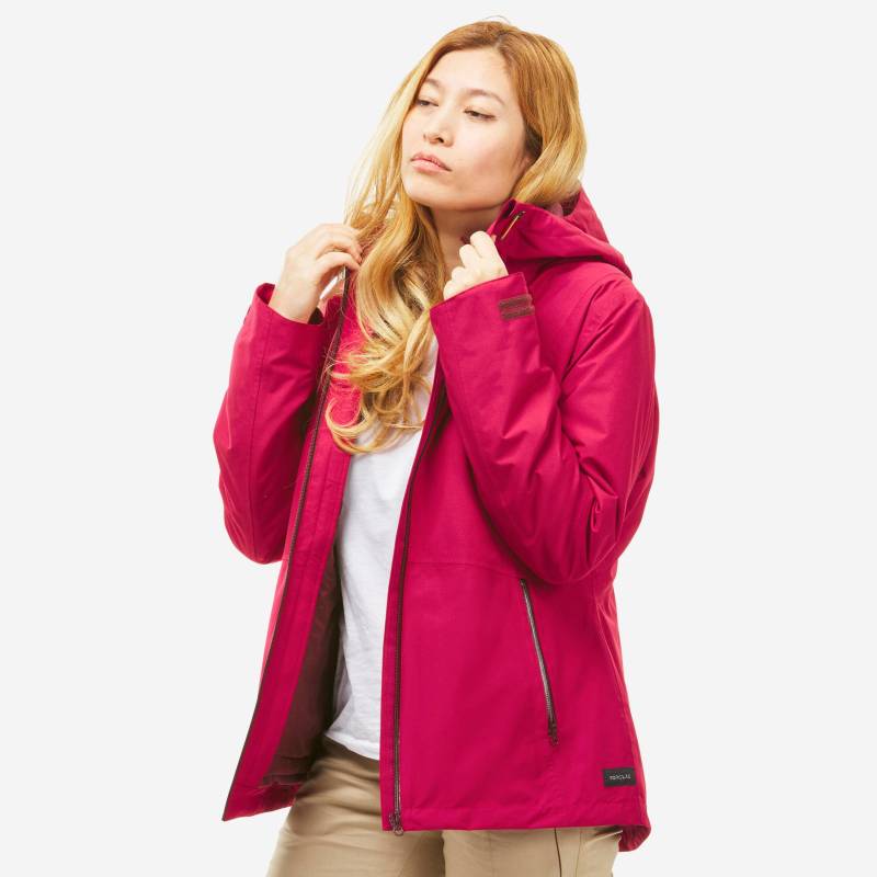 3-in-1-jacke - Fit3 Damen Pink XS von FORCLAZ